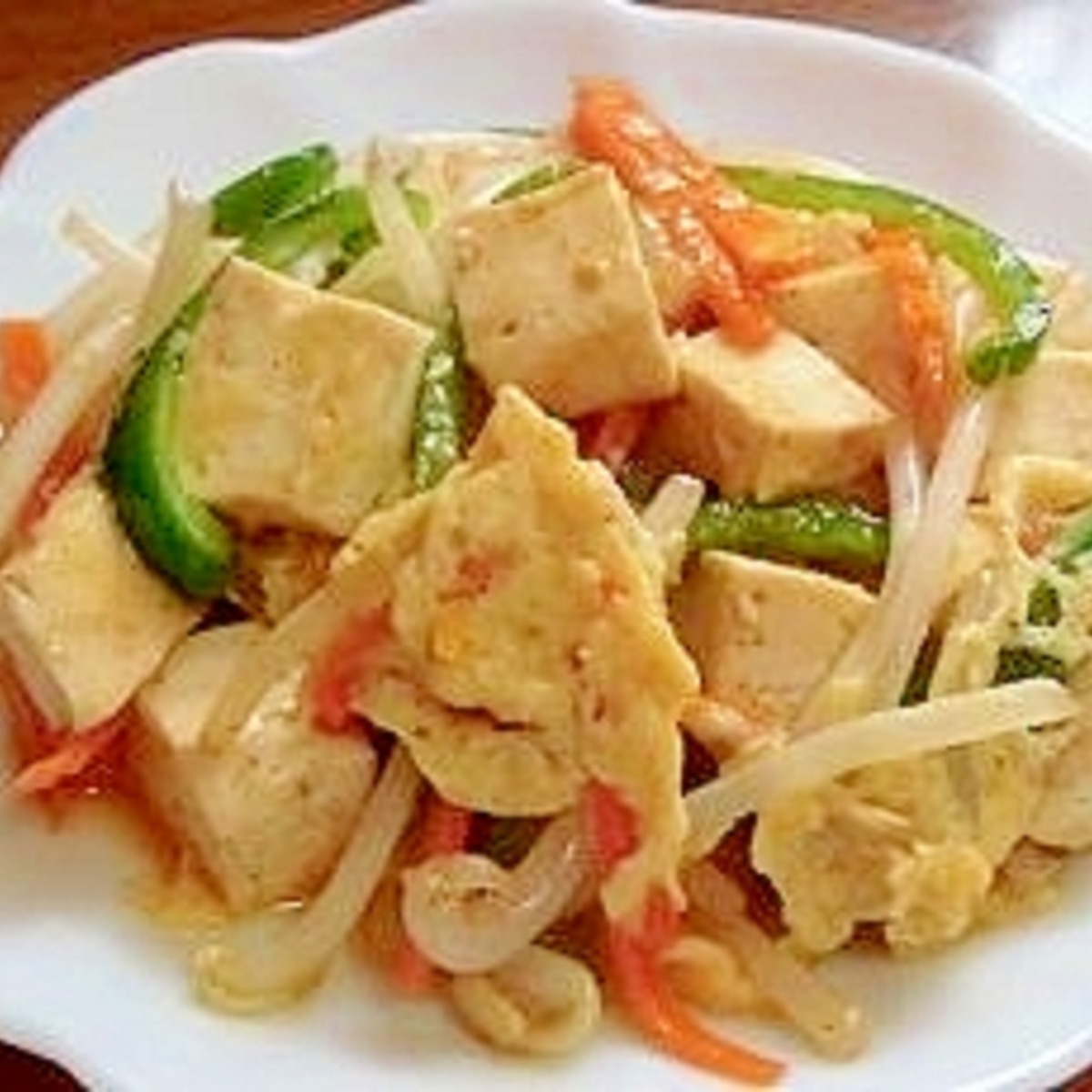豆腐と野菜炒めの卵とじ レシピ 作り方 By Makura S 楽天レシピ 豆腐と野菜炒めの卵とじ レシピ 作り方 By Makura S 楽天レシピ
